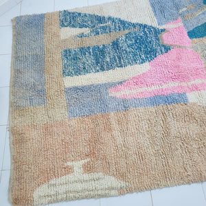 SIMISOUFA | 10x6'8 Ft | 3x2 m | Moroccan Colorful Rug | 100% wool handmade - OunizZ