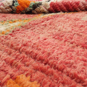 SINYAN | 8'6x5 Ft | 2,60x1,50 m | Moroccan Colorful Rug | 100% wool handmade - OunizZ