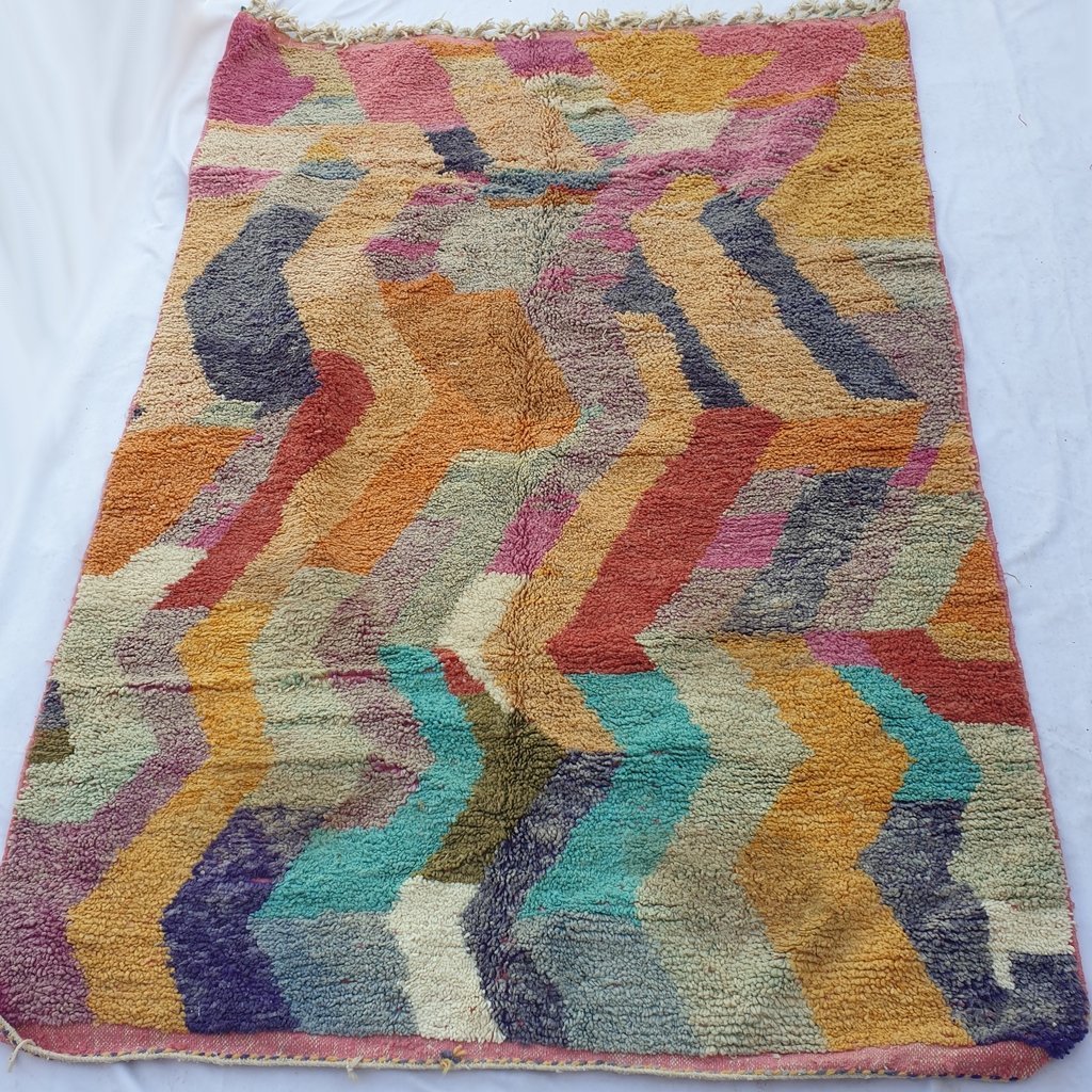 SIRYA | 9'4x6'7 Ft | 286x203 cm | Moroccan Colorful Rug | 100% wool handmade - OunizZ