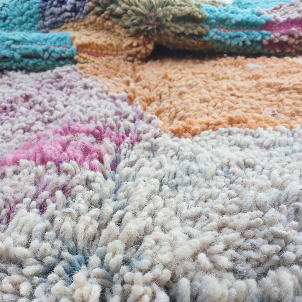 SIRYA | 9'4x6'7 Ft | 286x203 cm | Moroccan Colorful Rug | 100% wool handmade - OunizZ