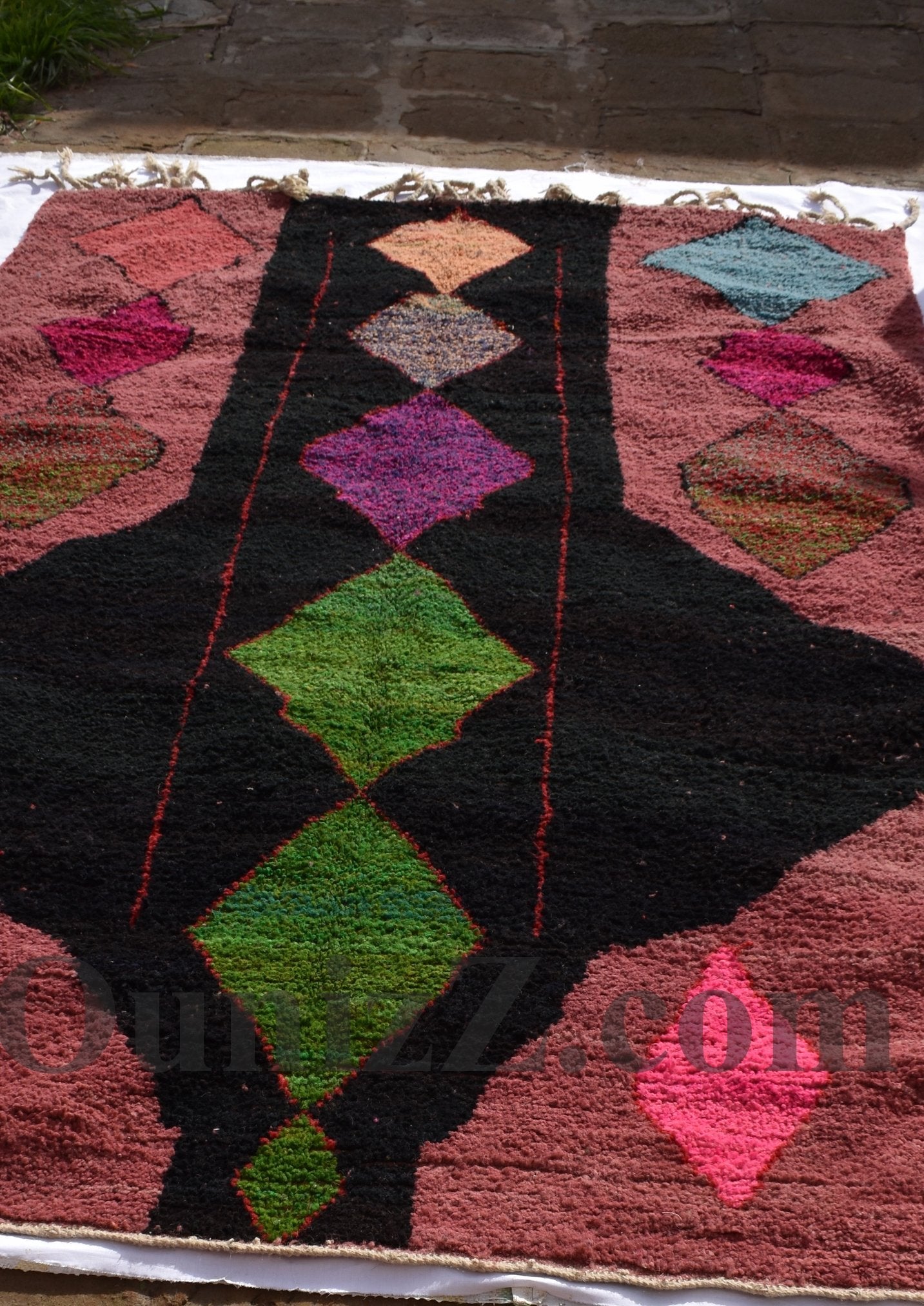 SLIDA | Boujaad Rug | 100% wool handmade in Morocco - OunizZ