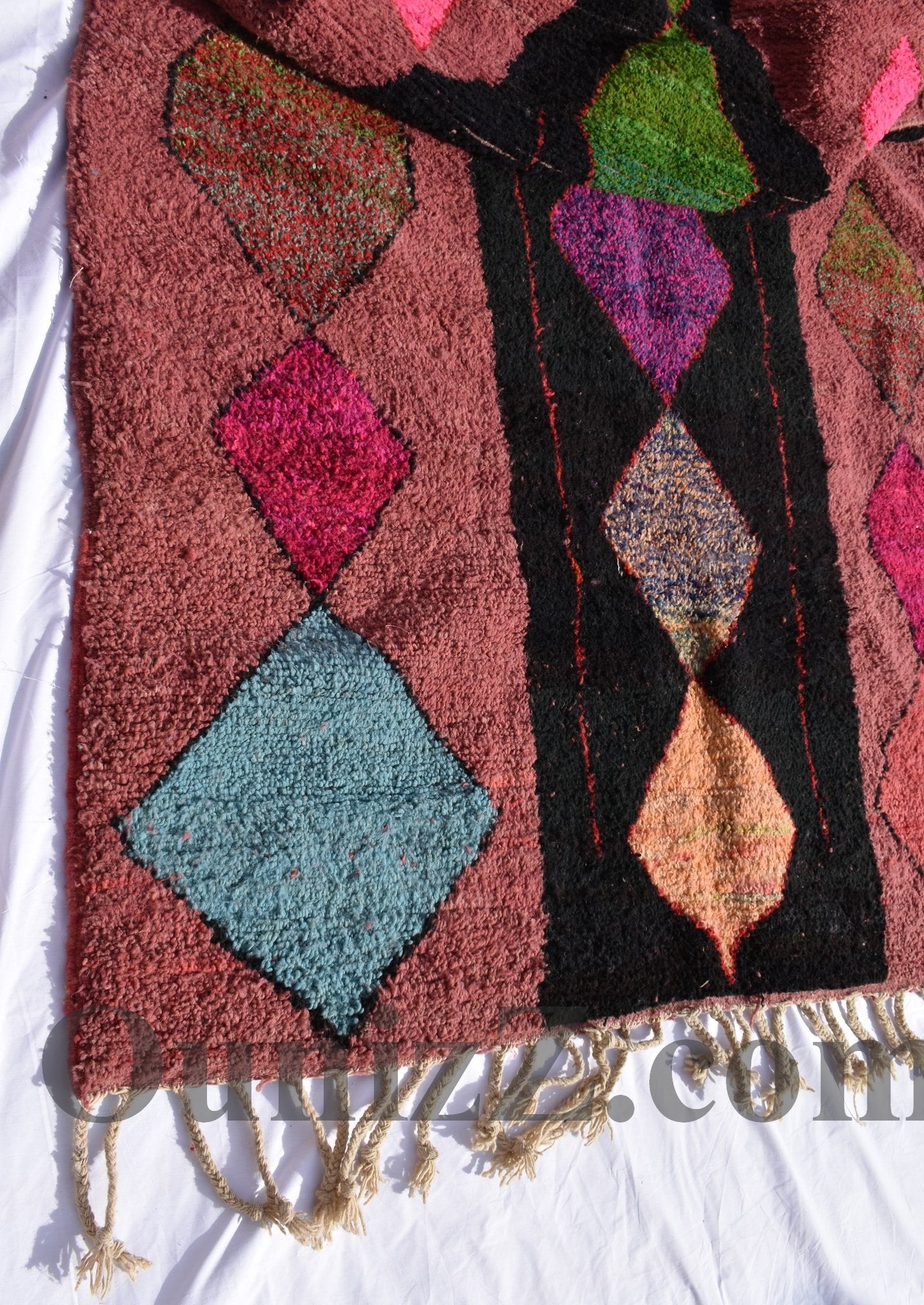 SLIDA | Boujaad Rug | 100% wool handmade in Morocco - OunizZ