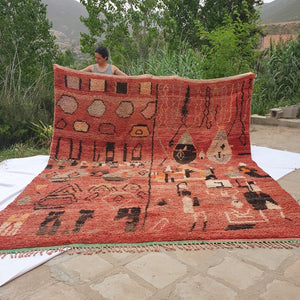 SOKARA | Boujaad Rug 12'7x10 Ft 4x3 M | 100% wool handmade in Morocco - OunizZ