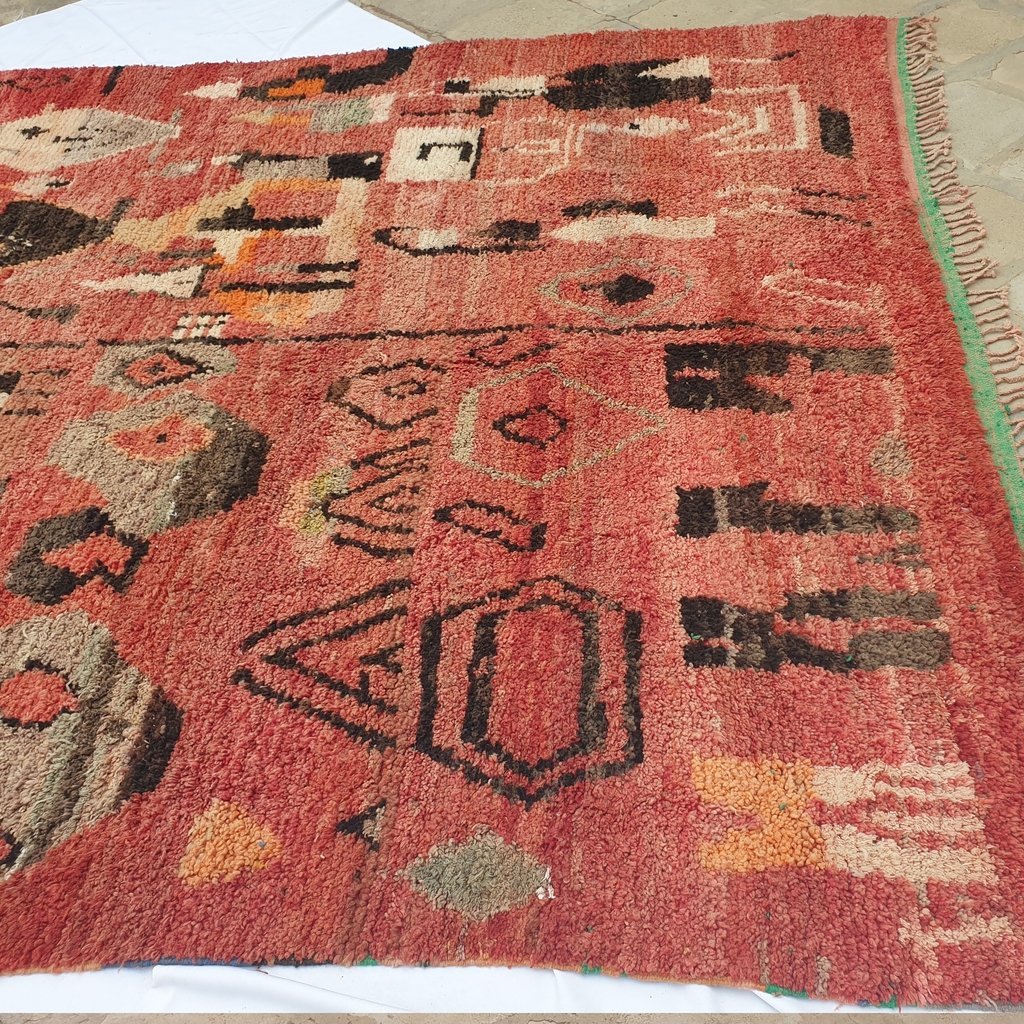 SOKARA | Boujaad Rug 12'7x10 Ft 4x3 M | 100% wool handmade in Morocco - OunizZ