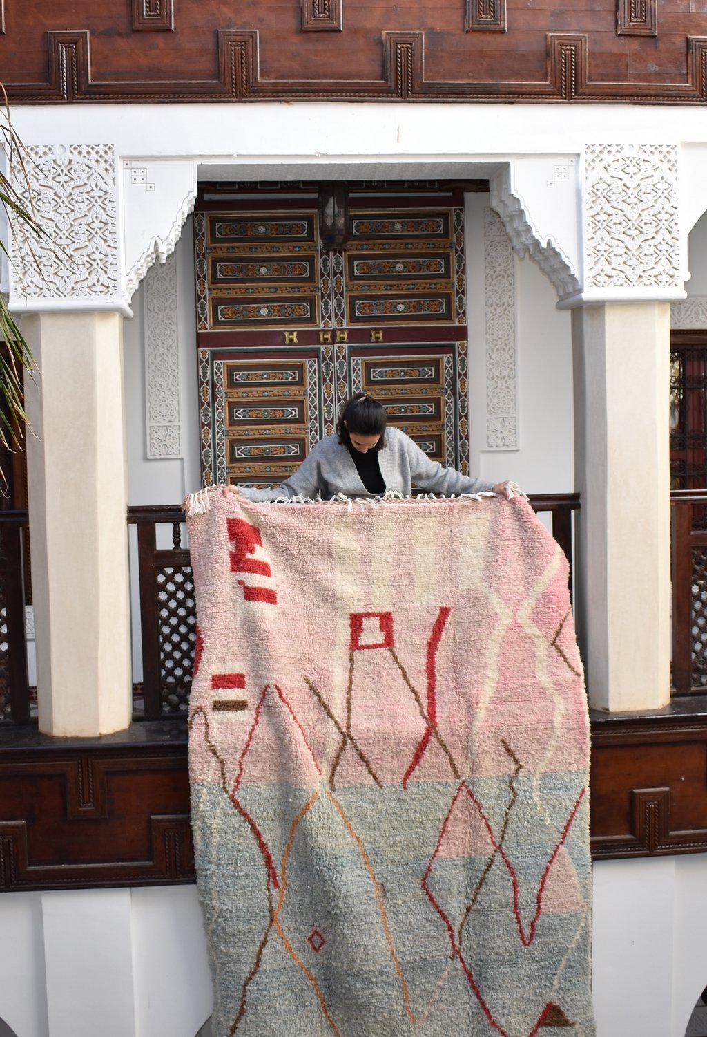 SONIA | Boujaad Rug | 100% wool handmade in Morocco - OunizZ