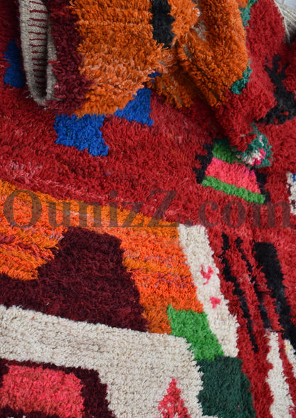 SOUSSIA | Boujaad Rug | 100% wool handmade in Morocco - OunizZ