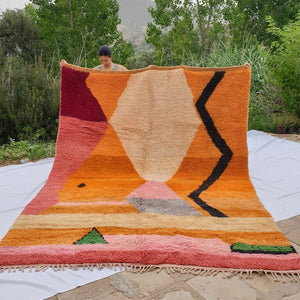STANI | Boujaad Rug 11x8'4 Ft 3,5x2,5 M | 100% wool handmade in Morocco - OunizZ