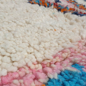 TABLATT | 8'5x5 Ft | 2,50x1,50 m | Moroccan Colorful Rug | 100% wool handmade - OunizZ