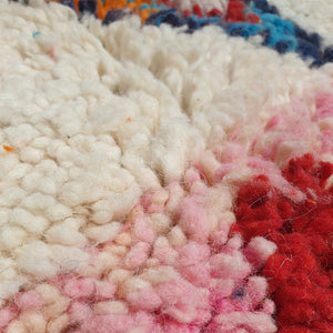 TABLATT | 8'5x5 Ft | 2,50x1,50 m | Moroccan Colorful Rug | 100% wool handmade - OunizZ