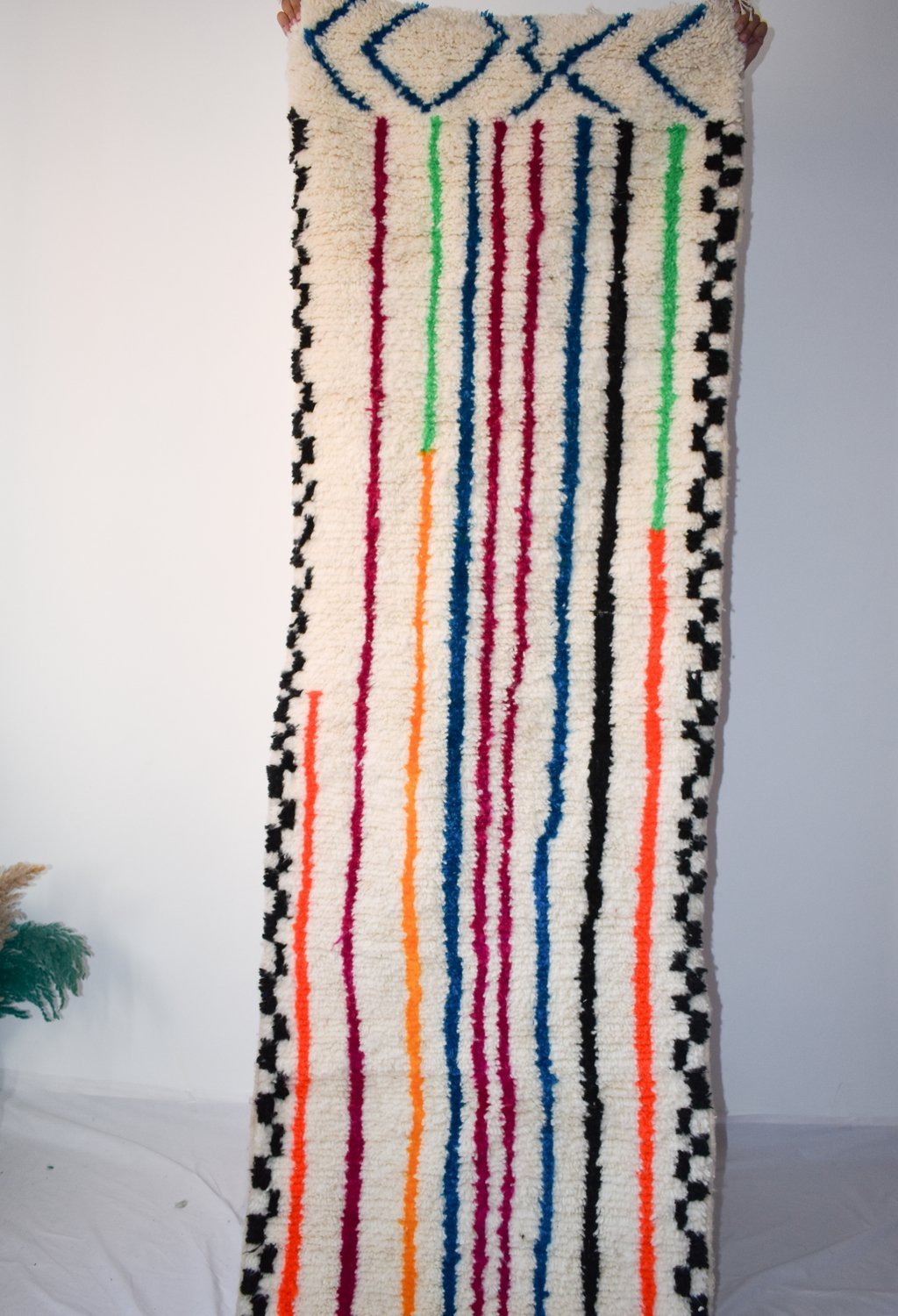 TAFIN | Azilal Runner | 100% wool handmade in Morocco - OunizZ