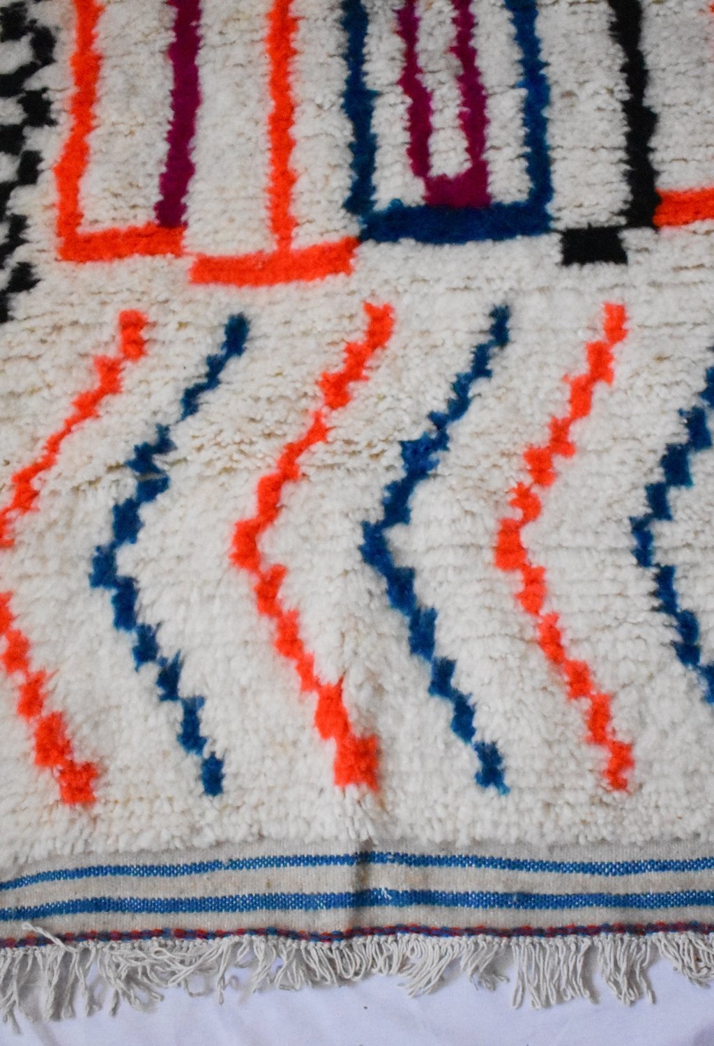 TAFIN | Azilal Runner | 100% wool handmade in Morocco - OunizZ