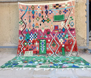 TAFSUT | Boujaad Rug | 100% wool handmade in Morocco - OunizZ