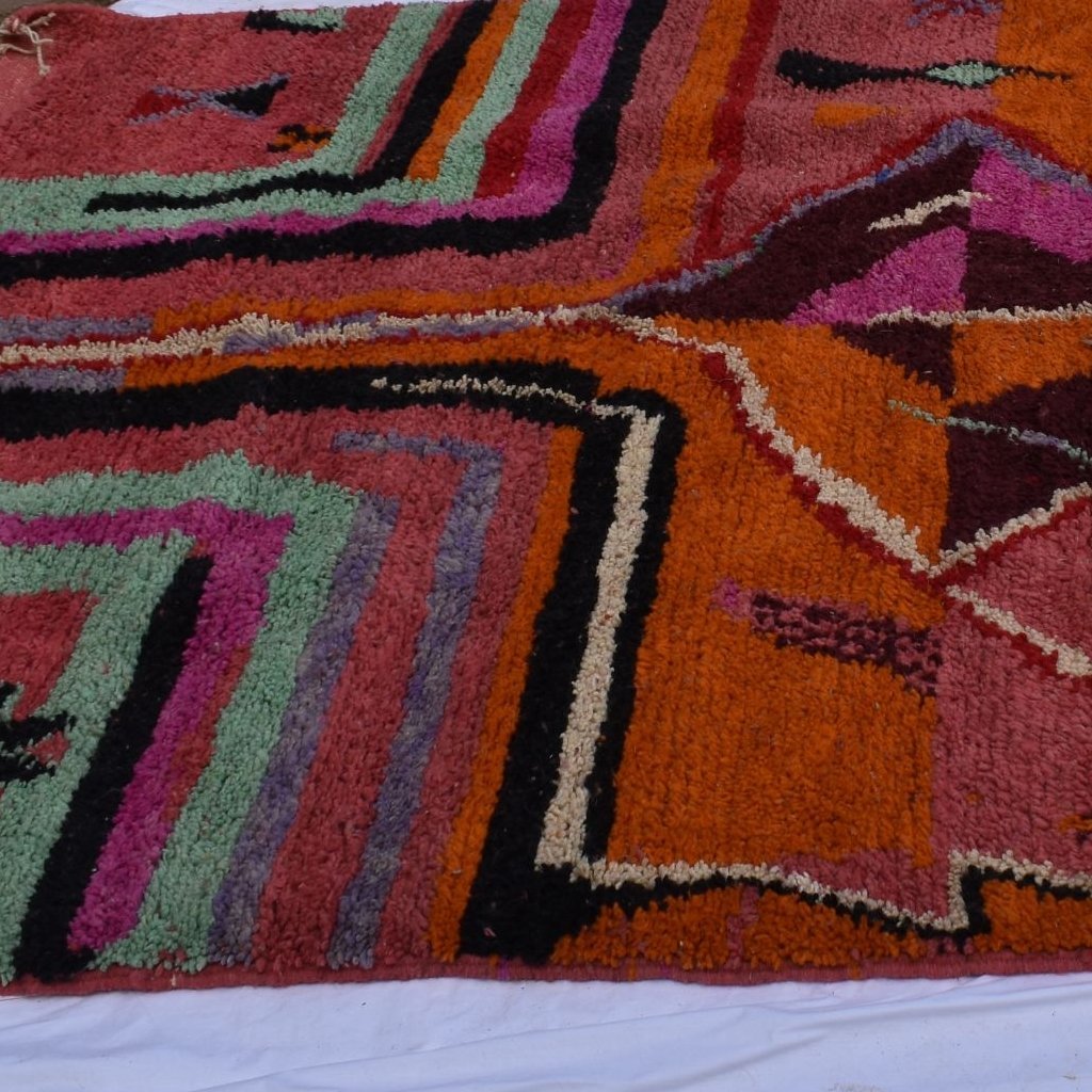 TAGLIA | 9x6'5 Ft | 3x2 m | Moroccan Colorful Rug | 100% wool handmade - OunizZ