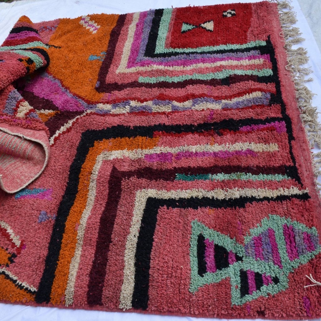 TAGLIA | 9x6'5 Ft | 3x2 m | Moroccan Colorful Rug | 100% wool handmade - OunizZ