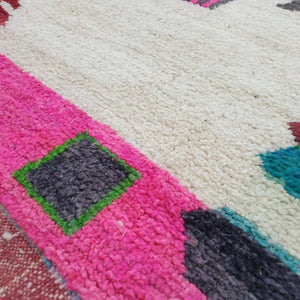 TAHNA | Moroccan Rug Boujaad | 9'8x6'6 Ft | 3x2 m | 100% wool handmade - OunizZ