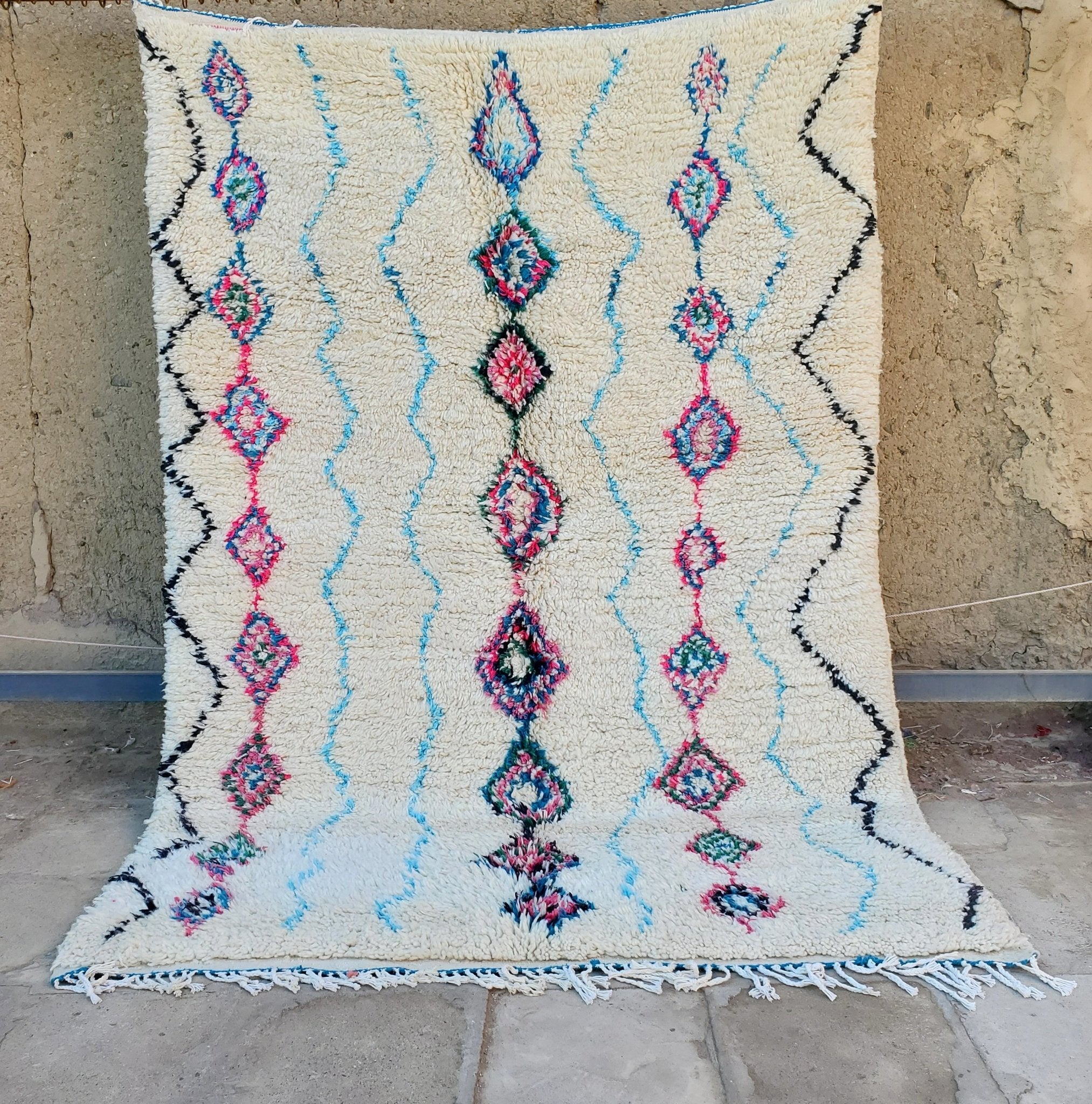 TAKAMA | Azilal Rug | 100% wool handmade in Morocco - OunizZ