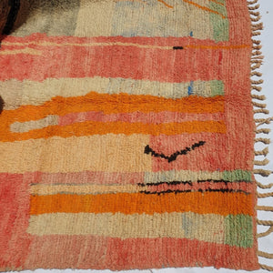 TAKLI | 6'3x4'7 Ft | 190x140 cm | Moroccan Colorful Rug | 100% wool handmade - OunizZ
