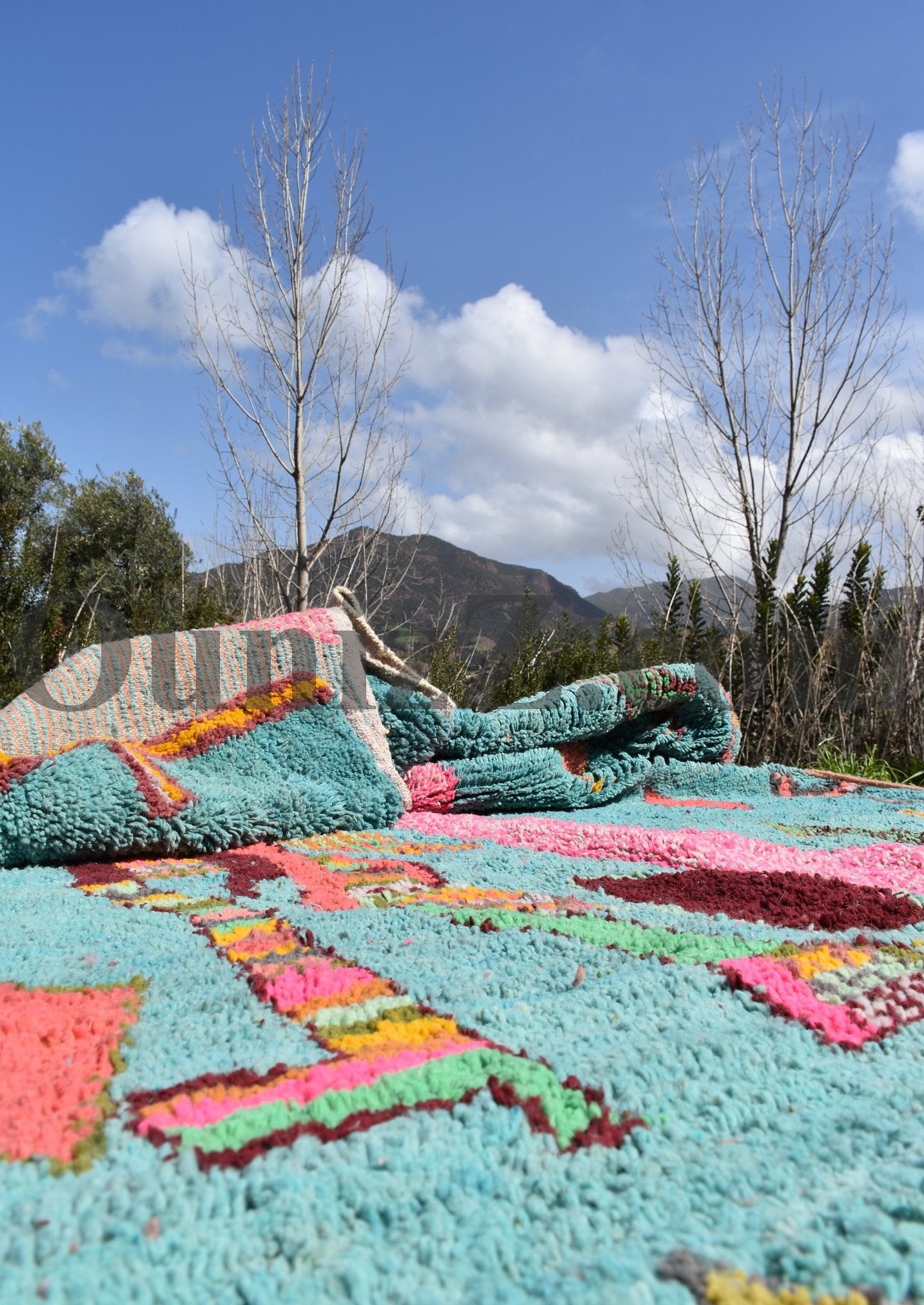 TAMETE | Boujaad Rug | 100% wool handmade in Morocco - OunizZ