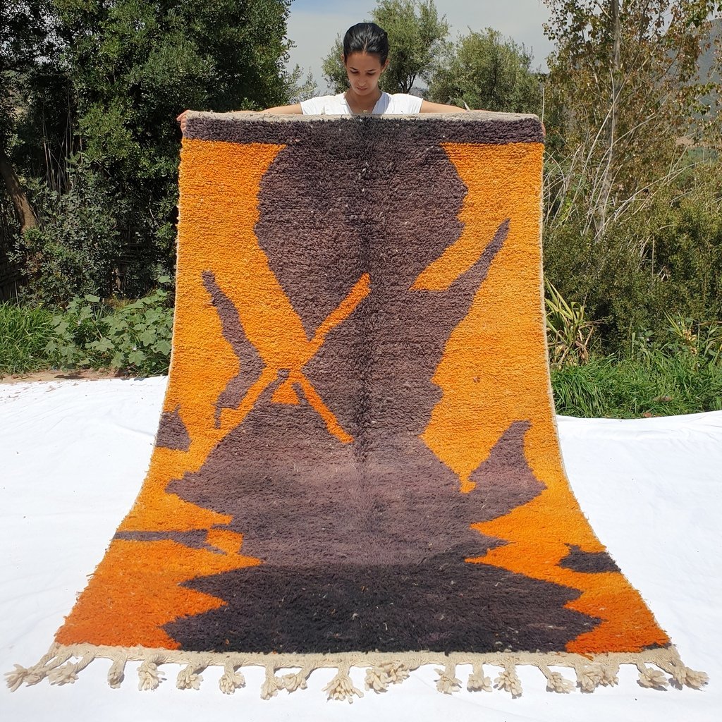 TAMETTUT | 8x5 Ft | 2,5x1,5 m | Moroccan Colorful Rug | 100% wool handmade - OunizZ