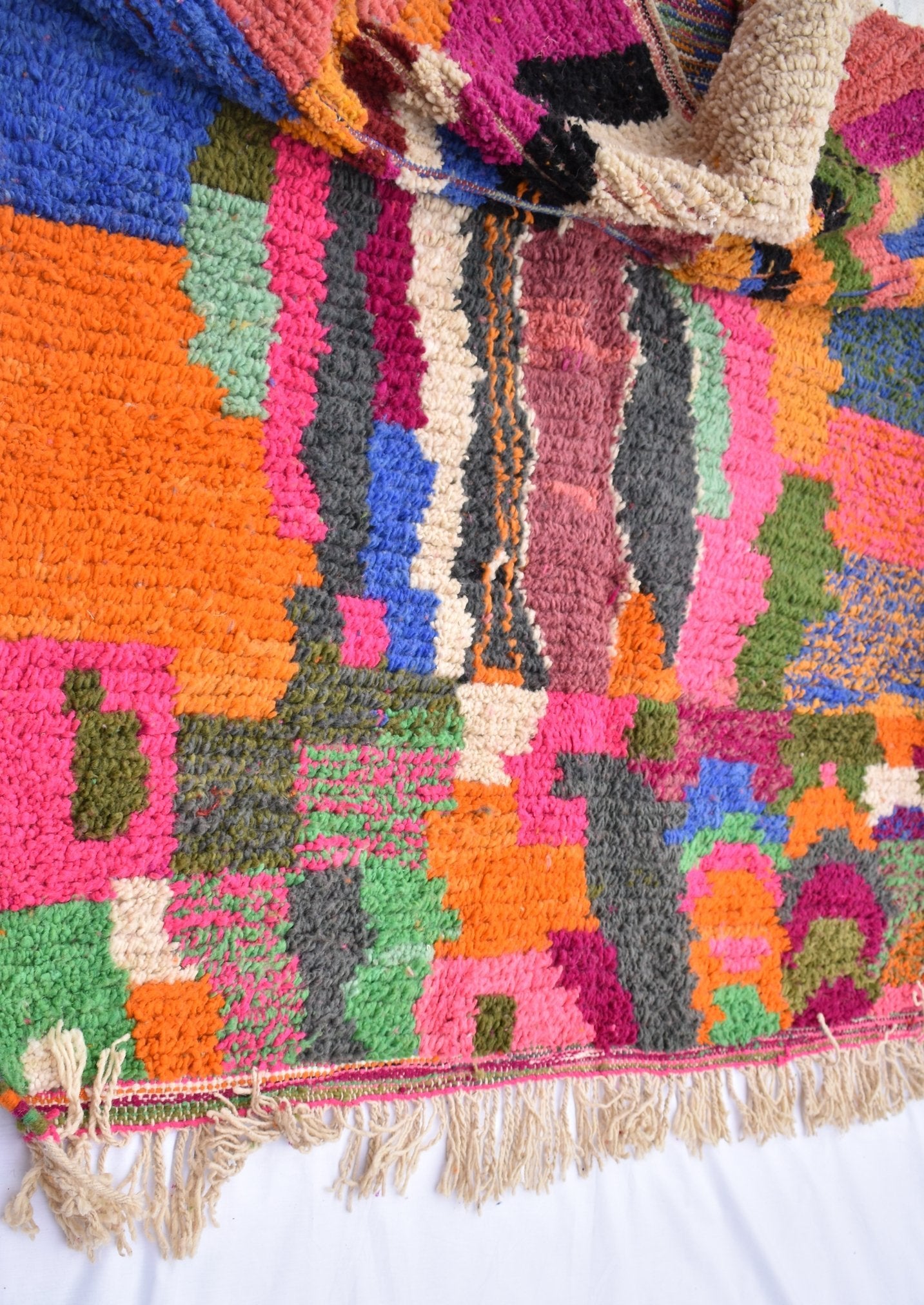 TAMOUDITE | Boujaad Rug | 100% wool handmade in Morocco - OunizZ