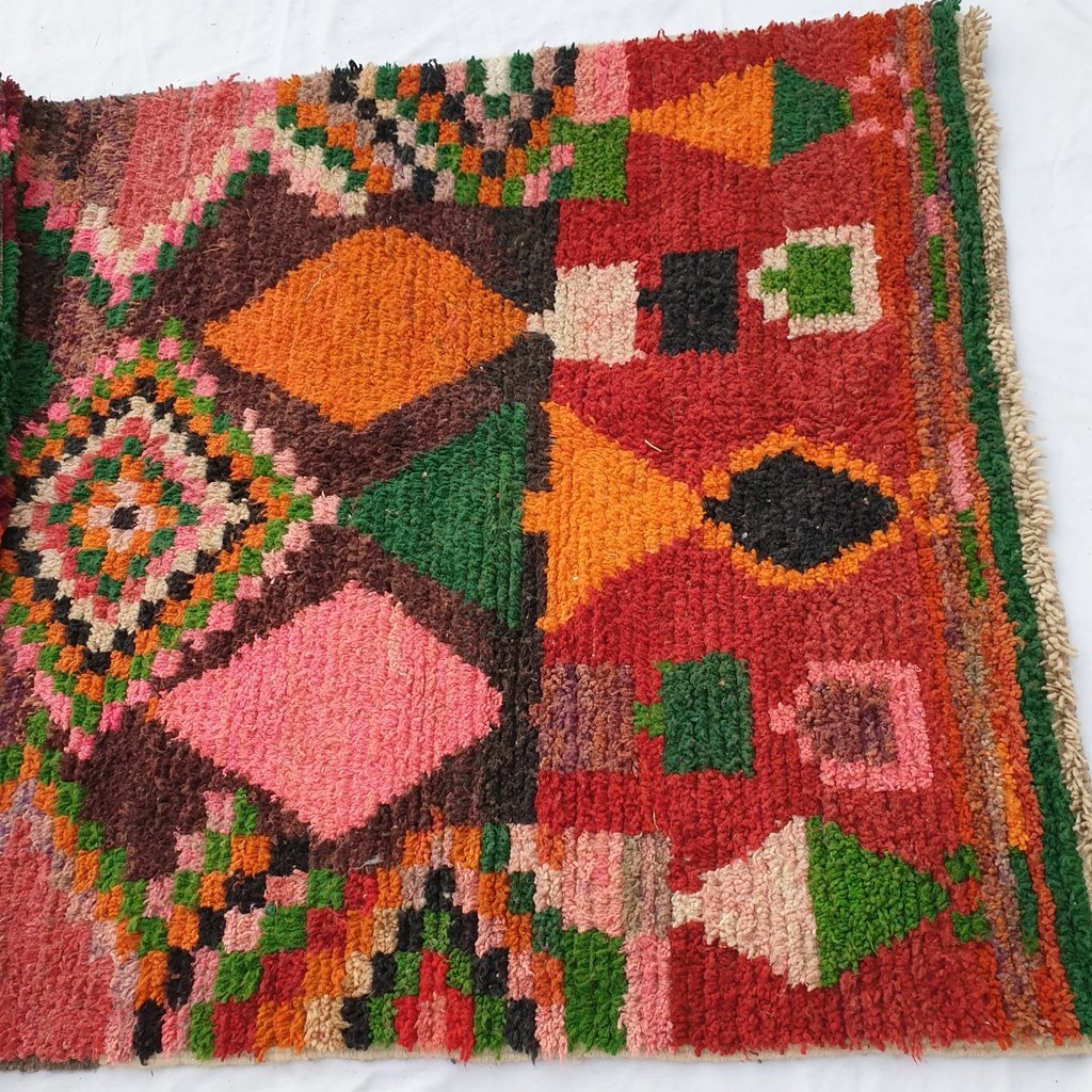 TANI | 9x5 Ft | 2,7x1,6 m | Moroccan Colorful Rug | 100% wool handmade - OunizZ