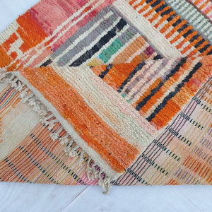 Tanila - MOROCCAN RUG BOUJAD | Moroccan Berber Rug | Colorful Rug Moroccan Carpet | Authentic Handmade Berber Bedroom Rugs | 10'13x6'62 Ft | 309x202 cm - OunizZ