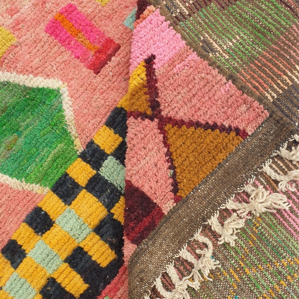 TANMERT | 10x6'5 Ft | 3x2 m | Moroccan Colorful Rug | 100% wool handmade - OunizZ