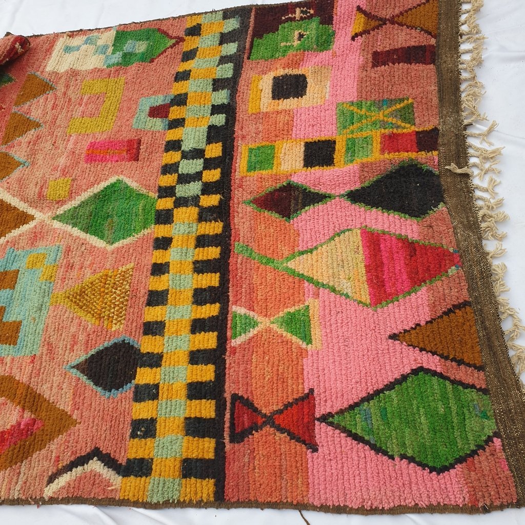 TANMERT | 10x6'5 Ft | 3x2 m | Moroccan Colorful Rug | 100% wool handmade - OunizZ