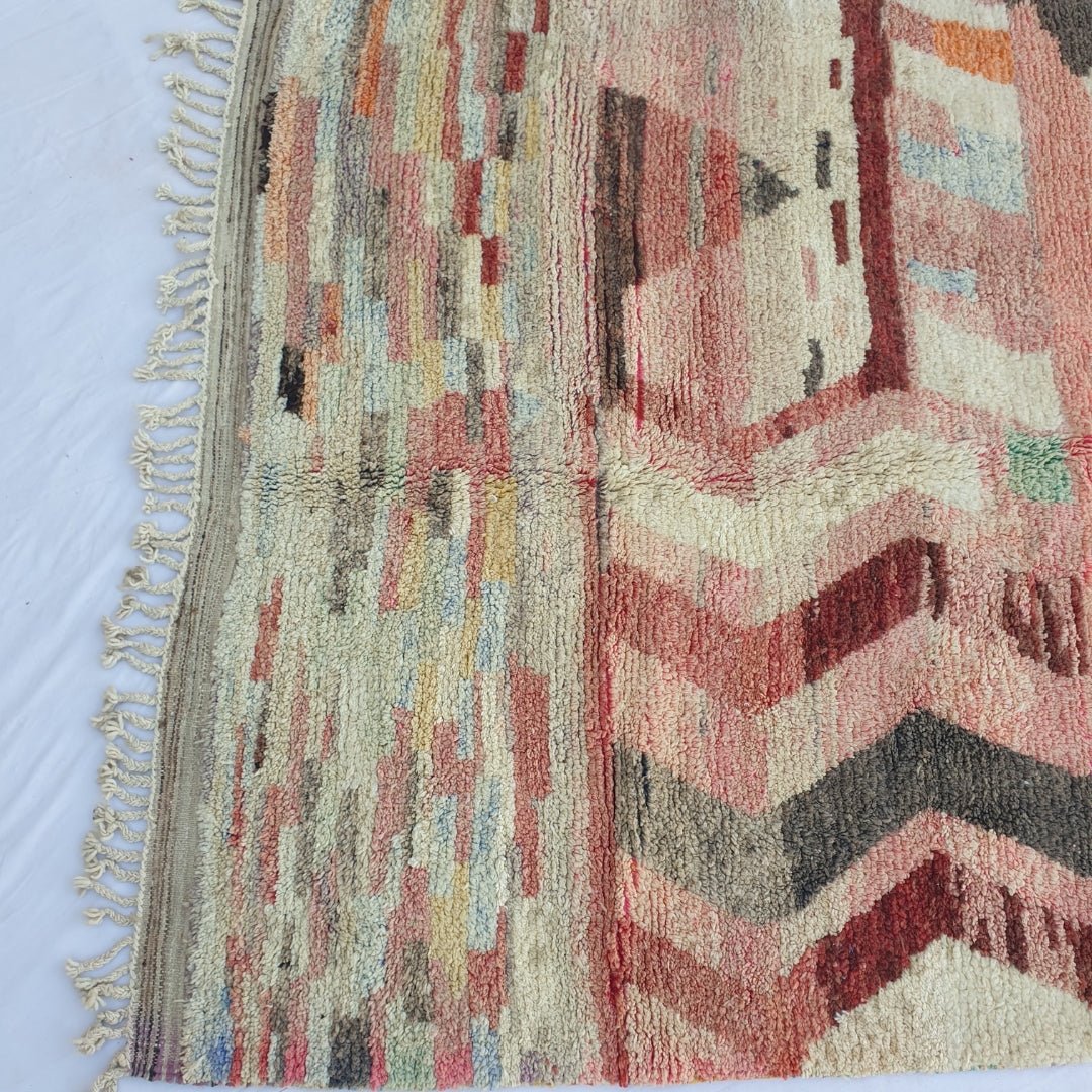 Tawnat - MOROCCAN RUG 6x10 BOUJAD Authentic Berber Rug | Handmade Bedroom Carpet | 10'63x6'33 Ft | 324x193 cm - OunizZ