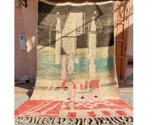 TAYRI | Boujaad VINTAGE Rug | 100% wool handmade in Morocco - OunizZ