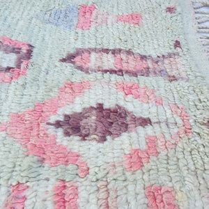 Tayri - MOROCCAN RUG BOUJAD | Moroccan Berber Rug | Colorful Rug Moroccan Carpet | Authentic Handmade Berber Bedroom Rugs | 9'74x6'66 Ft | 297x203 cm - OunizZ