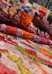 TIFAKRINE | 9'09x5'41 Ft | 277x165 cm | Moroccan Pink Rug | 100% wool handmade - OunizZ