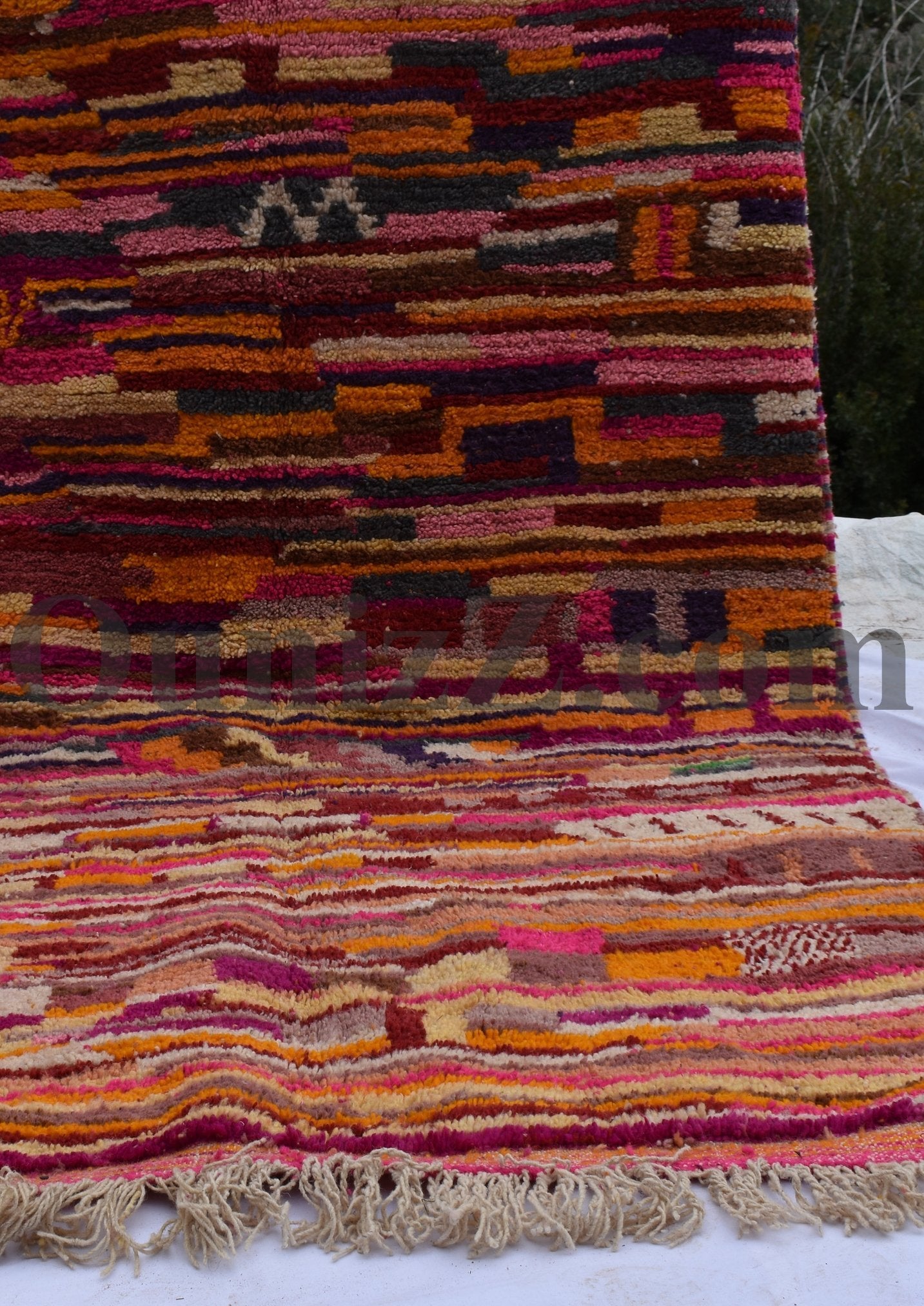 TIGLETINE | Boujaad Rug | 100% wool handmade in Morocco - OunizZ