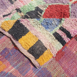 TIKKUK | 10x7 Ft | 3x2 m | Moroccan Colorful Rug | 100% wool handmade - OunizZ