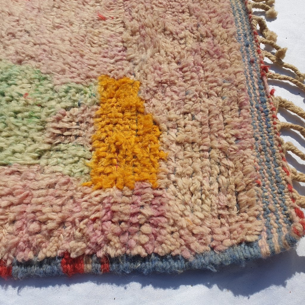 TIKKUK | 10x7 Ft | 3x2 m | Moroccan Colorful Rug | 100% wool handmade - OunizZ
