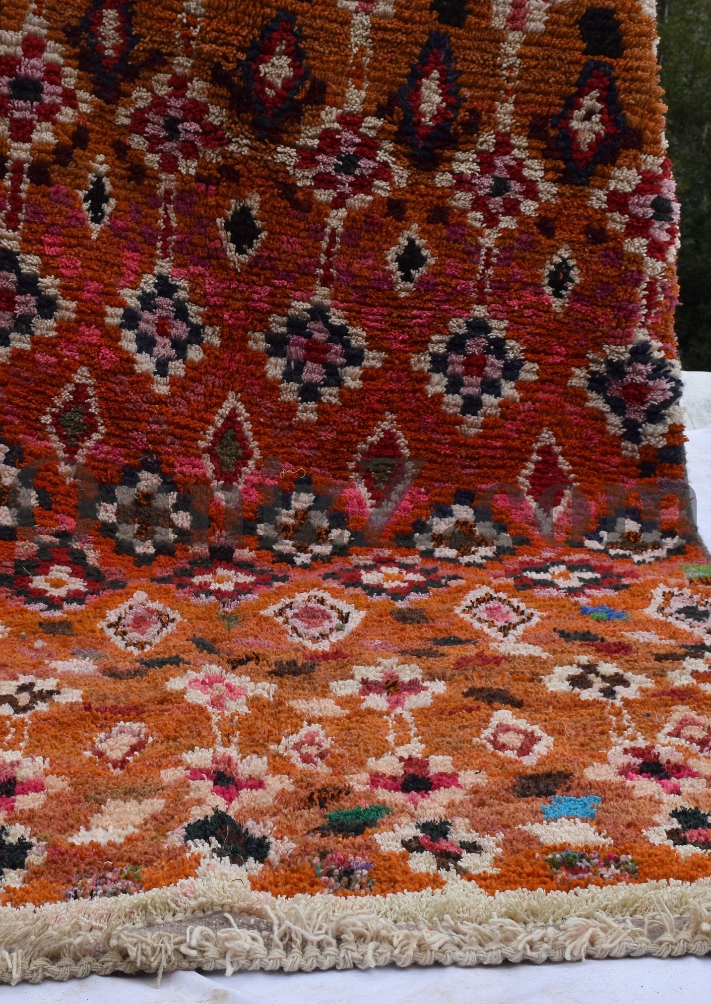 TIMZGUIDA | Boujaad Rug | 100% wool handmade in Morocco - OunizZ