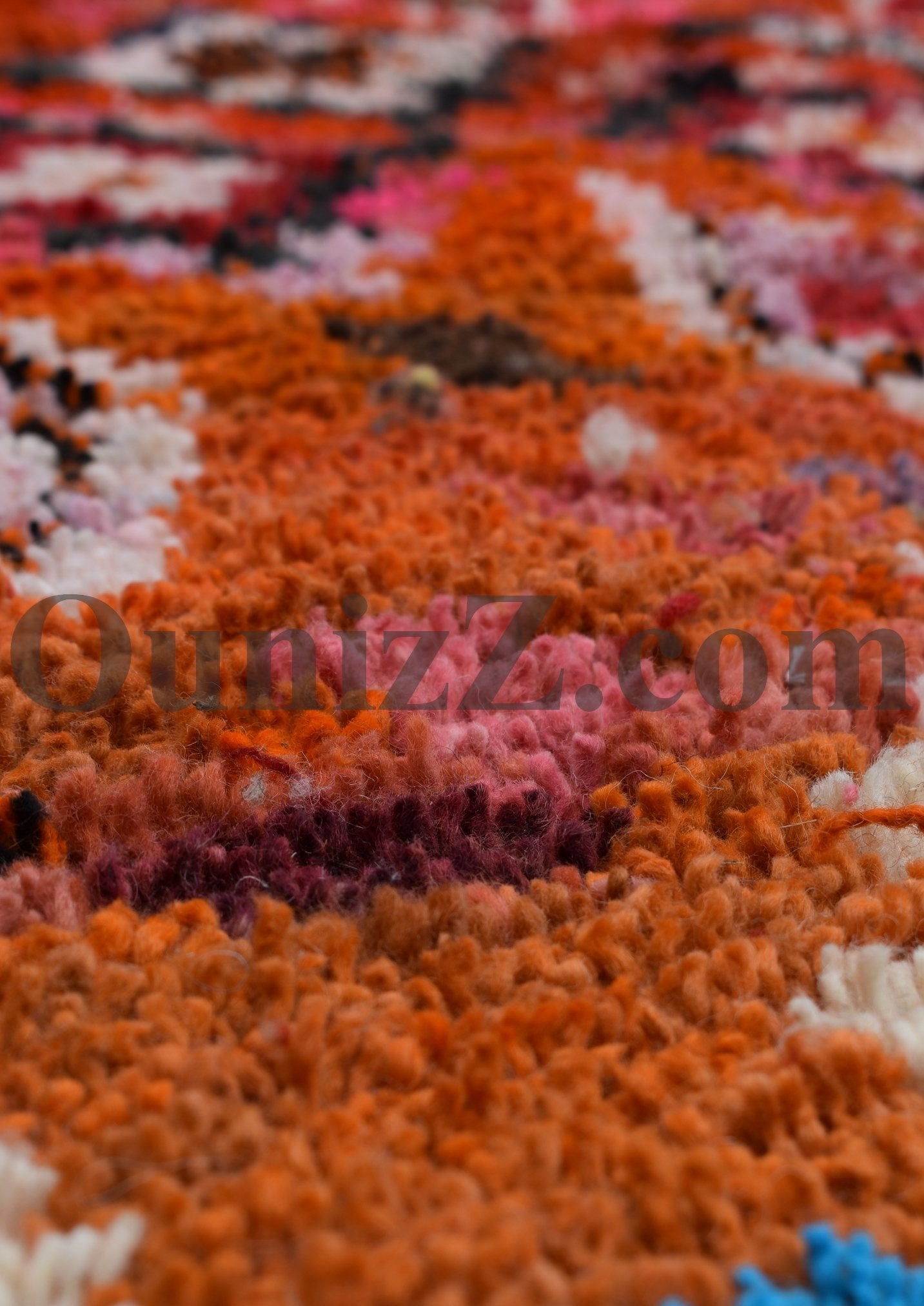 TIMZGUIDA | Boujaad Rug | 100% wool handmade in Morocco - OunizZ