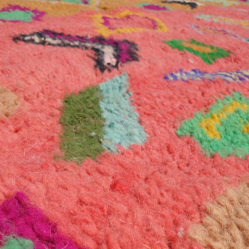 TINI | 8'8x5 Ft | 2,5x1,5 m | Moroccan Colorful Rug | 100% wool handmade - OunizZ