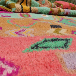 TINI | 8'8x5 Ft | 2,5x1,5 m | Moroccan Colorful Rug | 100% wool handmade - OunizZ