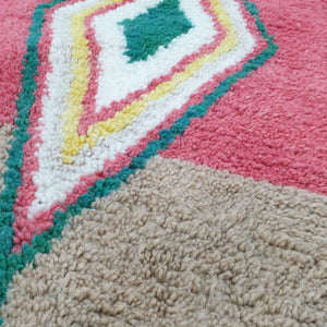 TLADA Runner | 12x2'7 Ft | 3,65x0,83 m | Moroccan Colorful Rug | 100% wool handmade - OunizZ