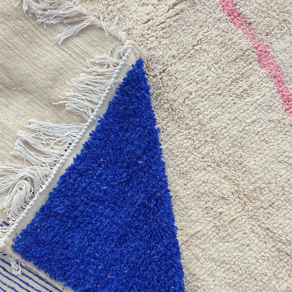 TOUIBA | 10x8 ft | 3x2,5 m | Moroccan Colorful Rug | 100% wool handmade - OunizZ