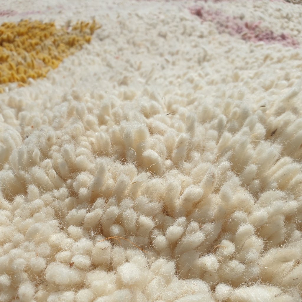 Touiba - MOROCCAN BOUJAAD RUG | Berber Colorful Area Rug for living room Handmade Authentic Wool | 9'6x6'1 Ft | 292x187 cm - OunizZ