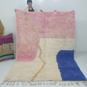 TOUIBA | Moroccan Rug Boujaad | 9'7x7 Ft | 3x2 m | 100% wool handmade - OunizZ