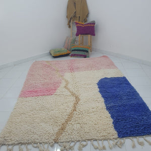 TOUIBA | Moroccan Rug Boujaad | 9'7x7 Ft | 3x2 m | 100% wool handmade - OunizZ