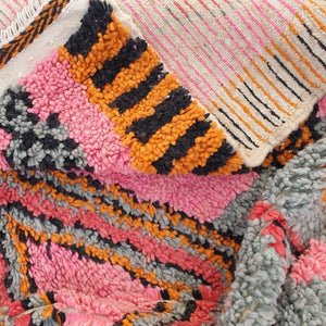 TOUZIA | 8x5 Ft | 2,5x1,5 m | Moroccan Colorful Rug | 100% wool handmade - OunizZ
