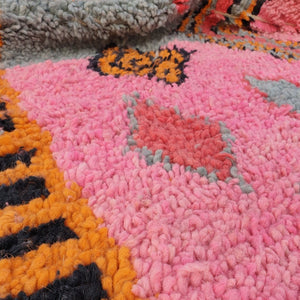 TOUZIA | 8x5 Ft | 2,5x1,5 m | Moroccan Colorful Rug | 100% wool handmade - OunizZ