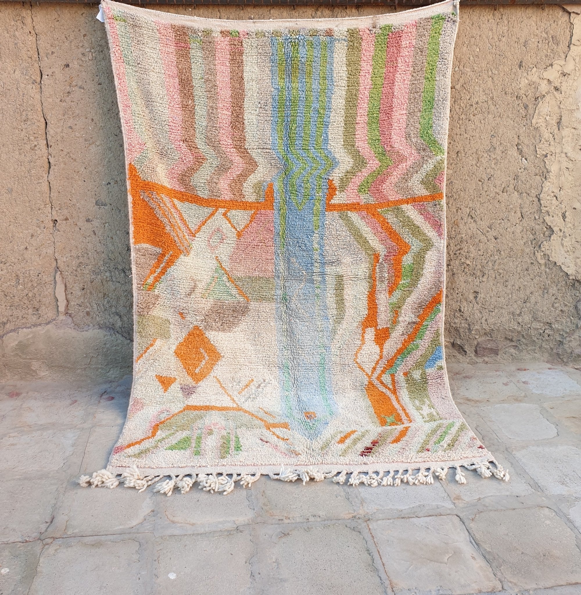TUFULLA | Boujaad Rug | 100% wool handmade in Morocco - OunizZ