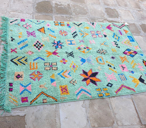 TUMSILT | Boujaad Rug | 100% wool handmade in Morocco - OunizZ