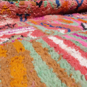 TZIRI | 7x5 Ft | 2,5x1,5 m | Moroccan Colorful Rug | 100% wool handmade - OunizZ