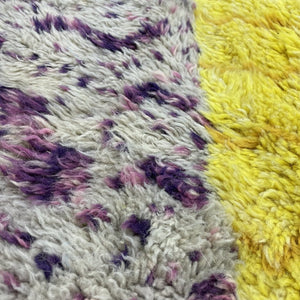 Ultra Soft Moroccan Beni rug | 10x6'8 Ft | 3x2 m | MIBELADA | Moroccan Colorful Beni Mrirt Rug | 100% wool handmade - OunizZ